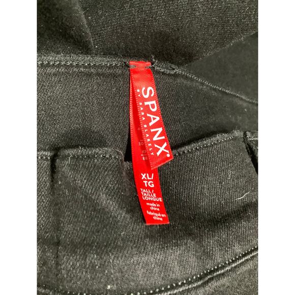 Spanx NWT Women's Black Skinny Pants XL Tall - Minimalist, Sleek, Comfortable - Picture 3 of 7